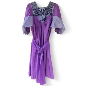 Vintage Rare Vercellino Designs Colorblock Artwear Dress M